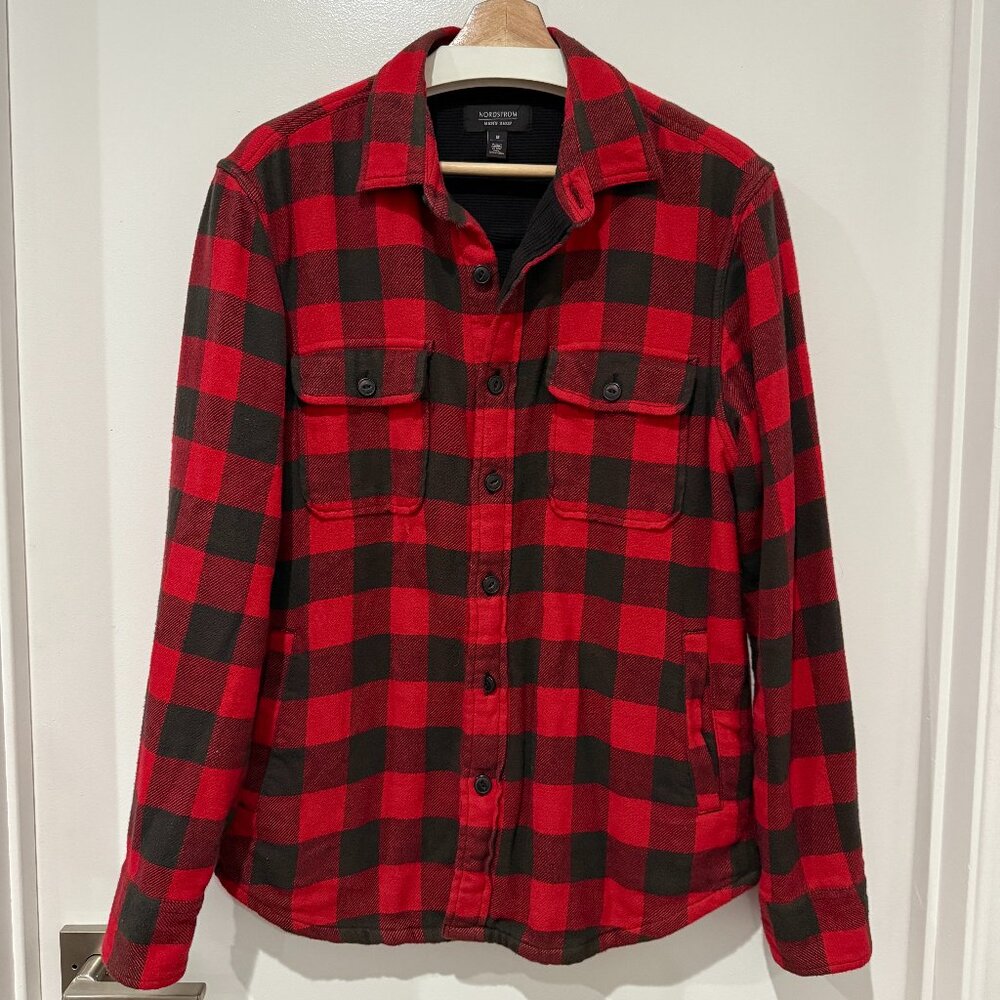 Nordstrom Thermal Flannel Shirt Jacket